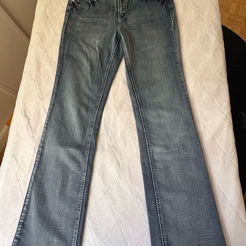 Earl Jeans Women's Flare Denim in Classic Blue